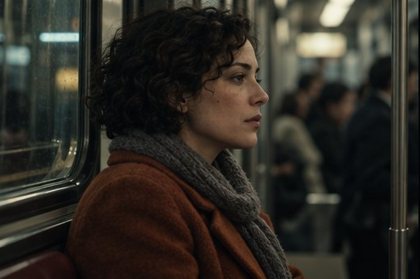 AI film still with a consistent character