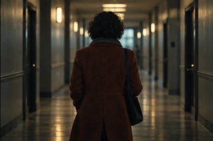 AI film still with a consistent character
